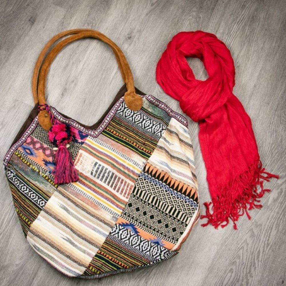 Tribal Pattern Tote Bag